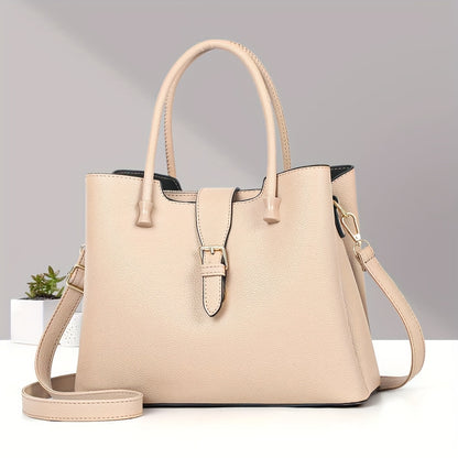 European Pure Color Shoulder Bag