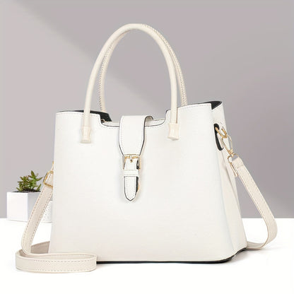 European Pure Color Shoulder Bag